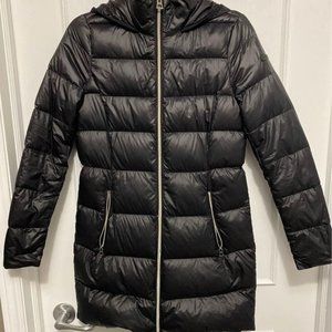 Lucky brand puffer full length parka down filled coat